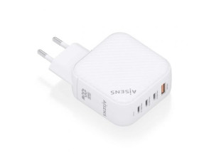 Cargador de Pared GaN Aisens ASCH-100W4P028-W con 3xUSB Tipo-C/ 1x USB
