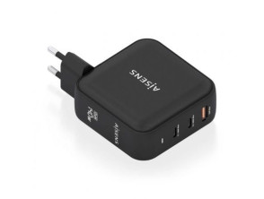Añadir a la cesta Cargador de Pared GaN Aisens ASCH-140W3P031-BK/ 2xUSB Tipo-C/ 1xUSB Cargador de Pared GaN Aisens ASCH-140W3P031-BK/ 2xUSB Tipo-C/ 1xUSB