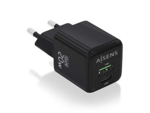 Añadir a la cesta Cargador de Pared GaN Aisens ASCH-20W2P011-BK | Carga Rápida SmartPhones | USB Tipo-C Cargador de Pared GaN Aisens ASCH-20W2P011-BK | Carga Rápida SmartPhones | USB Tipo-C