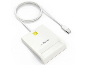 Lector de DNI y Tarjetas Aisens USB 2.0 ASCR-SN07-W