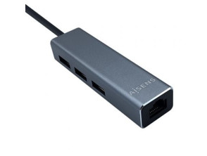 Añadir a la cesta Hub USB Tipo-C Aisens A109-0396 con 3xUSB y 1xRJ45 Hub USB Tipo-C Aisens A109-0396 con 3xUSB y 1xRJ45