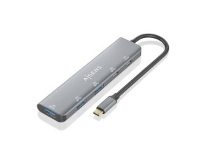 Añadir a la cesta Hub USB Tipo-C Aisens A109-0857 3xUSB 1xUSB Tipo-C 1xUSB Tipo-C PD Hub USB Tipo-C Aisens A109-0857 3xUSB 1xUSB Tipo-C 1xUSB Tipo-C PD