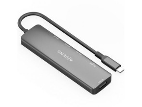 Añadir a la cesta Docking USB Tipo-C Aisens ASUC-6P024-GR - 1xHDMI 4K/ 3xUSB/ 1xLector Tarjetas Docking USB Tipo-C Aisens ASUC-6P024-GR - 1xHDMI 4K/ 3xUSB/ 1xLector Tarjetas