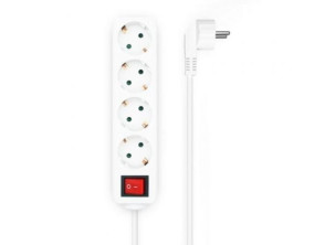 Regleta Aisens A154-0649 con Interruptor - 4 Tomas de Corriente - Cable 1.4m