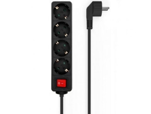 Tomas de Corriente Regleta Aisens A154-0650 con Interruptor y Cable 1.4m