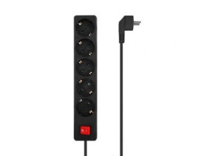 Tomas de Corriente Regleta con Interruptor Aisens A154-0652, Cable 1.4m