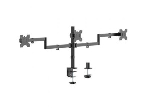Soporte de Mesa para 3 Monitores Aisens DT27TSR-281 Giratorio e Inclinable