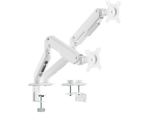 Soporte de Mesa con Contrapeso para 2 Monitores Aisens DT32TSR-439 Giratorio Inclinable