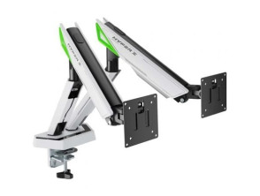 Soporte de Mesa Gaming para 2 Monitores Aisens DT38TSR-345 - Giratorio e Inclinable