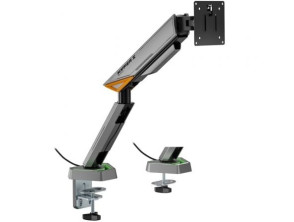 Soporte de Mesa Gaming Aisens DT49TSRRGB-347 Giratorio/Inclinable hasta 16kg