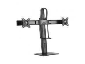 Soporte de Sobremesa con Contrapeso Aisens DT27TSR-065 para 2 Monitores - Giratorio e Inclinable