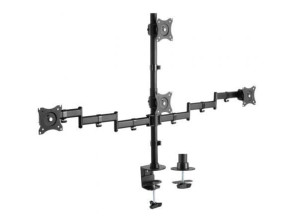 Soporte de Mesa Aisens DT27TSR-379 para 4 Monitores y TV - Giratorio e Inclinable