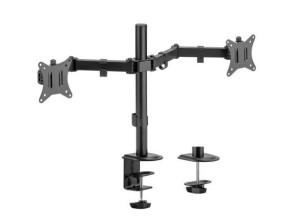 Soporte de Mesa Aisens DT32TSR-149 para 2 Monitores o TV - Giratorio e Inclinable