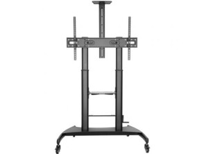 Soporte de Suelo Inclinable con Ruedas y Manivela Aisens FT100TE-123 para TV 60-100"