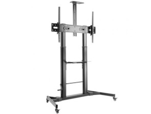 Soporte de Suelo Inclinable con Ruedas y Manivela Aisens FT100TE-171 TV 60-100"