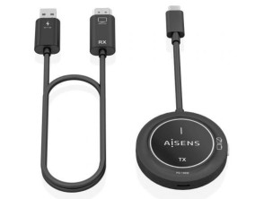 Adaptador/Transmisor de vídeo inalámbrico USB Tipo-C - HDMI Aisens ASWL-H2KC30M004-BK - 100W