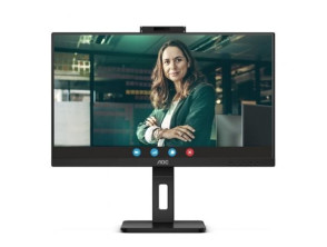 Monitor Profesional AOC 24P3QW 23.8" Full HD Webcam Multimedia Regulable en altura