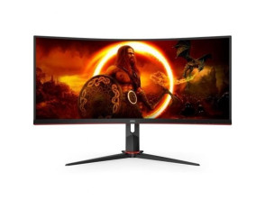 Monitor Gaming Ultrapanorámico Curvo AOC 34" WQHD 1ms 180Hz VA