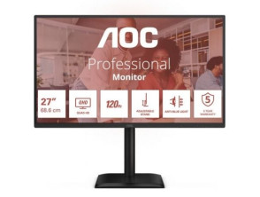 Añadir a la cesta Monitor Profesional AOC Q27E4CV 27" QHD Multimedia Regulable en altura Monitor Profesional AOC Q27E4CV 27" QHD Multimedia Regulable en altura