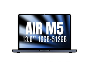 Añadir a la cesta MACBOOK AIR APPLE 13'' M5 16GB 8CORE GPU MEDIANOCHE 512GB - Medianoche MACBOOK AIR APPLE 13'' M5 16GB 8CORE GPU MEDIANOCHE 512GB - Medianoche