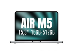 Añadir a la cesta Apple Macbook Air M5 10-Core CPU 16GB 512GB SSD 10-Core GPU 15,3" Apple Macbook Air M5 10-Core CPU 16GB 512GB SSD 10-Core GPU 15,3"