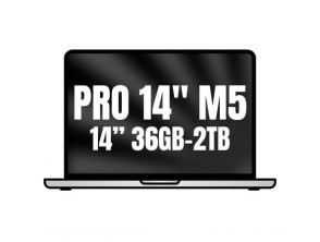 Añadir a la cesta Apple Macbook Pro 14" M5 36-Core CPU 36GB 2TB SSD 32-Core GPU Apple Macbook Pro 14" M5 36-Core CPU 36GB 2TB SSD 32-Core GPU