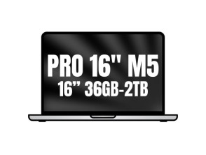 Añadir a la cesta Apple Macbook Pro 16" M5 - 18-Core CPU - 36GB - 2TB SSD - 32-Core GPU Apple Macbook Pro 16" M5 - 18-Core CPU - 36GB - 2TB SSD - 32-Core GPU