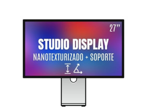 Apple Studio Display 27" con Cristal Nano texturizado - Soporte con altura e inclinación ajustable
