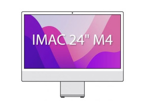 iMAC APPLE 24'' RETINA 4.5K M4 10CORE+GPU 10CORE 16GB 512GB SILVER - Plata