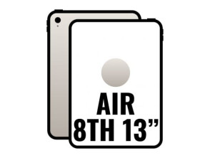 Apple iPad Air 13" 8th Wi-Fi Cell/ 5G/ M4/ 256GB - Blanco Estrella