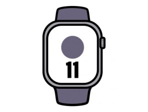 Apple Watch Series 11 Plata 42mm con Correa Deportiva Niebla Lila