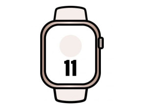 Apple Watch Series 11 Oro Rosa 46mm GPS Correa Deportiva Rosa rubor
