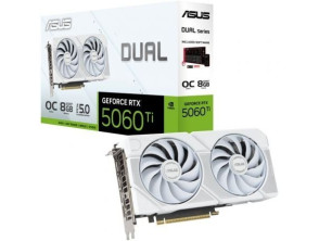 Añadir a la cesta Tarjeta Gráfica Asus Dual GeForce RTX 5060 Ti OC White Edition Tarjeta Gráfica Asus Dual GeForce RTX 5060 Ti OC White Edition