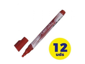 Caja de Rotuladores Bic Velleda 902089 para Pizarra - Punta Redonda - 1.5mm - 12 unidades