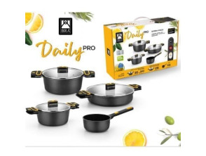 Pack 4 Cacerolas Bra Daily Pro Ø16cm Ø20cm Ø24cm Ø28cm