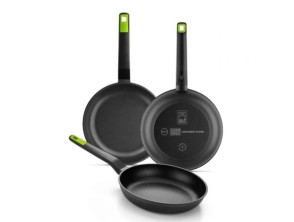Pack de 3 Sartenes BRA Gastro Ø20cm/ Ø24cm/ Ø28cm