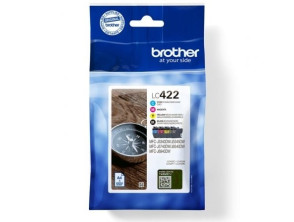 Cartucho de Tinta Brother LC422VAL Multipack en Cian, Magenta y Amarillo