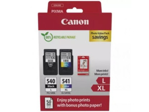 Cartucho de Tinta Canon PG-540L + CL-541 XL Multipack Alta Capacidad en Negro