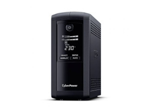 Añadir a la cesta Sai Cyberpower VP1000ELCD: 1000VA-550W, Línea Interactiva, 4 Salidas Sai Cyberpower VP1000ELCD: 1000VA-550W, Línea Interactiva, 4 Salidas