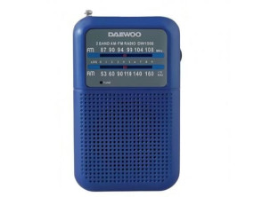 Radio Portátil Daewoo DW1008/ a Pilas - Azul