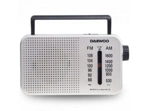Radio Portátil Daewoo DW1122 -  Plata
