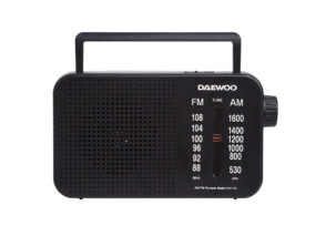 Radio Portátil Daewoo DW1123 - Negra