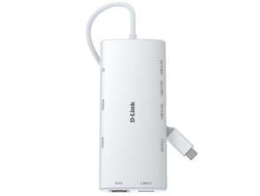 Accesorio D-Link DUP-A01: Docking USB Tipo-C con 2xHDMI 4K, 1xRJ45 y Lector de Tarjetas