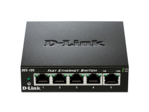 Añadir a la cesta Switch D-Link DES-105 5 Puertos RJ-45 10 - Conectividad Doméstica y Empresarial Switch D-Link DES-105 5 Puertos RJ-45 10 - Conectividad Doméstica y Empresarial