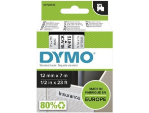 Cinta Adhesiva Dymo D1 45013, 12mm x 7m para Label Manager
