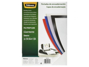 Portadas de Polipropileno Fellowes A4 500 Micras - 100 unidades