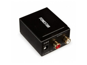 Convertidor de Audio Fonestar FO-37DA - Entrada Toslink y RCA