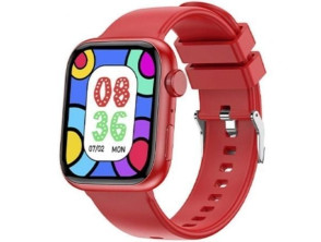 Smartwatch Forever IGo Watch 3 JW-500/ Notificaciones/ Frecuencia Cardíaca - Rojo