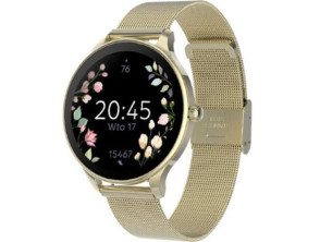 Smartwatch Forever Velora SB-306/ Notificaciones/ Frecuencia Cardíaca - Oro