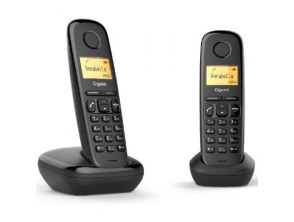 Gigaset A270 Duo Teléfono DECT/analógico Negro - Teléfono - Negro